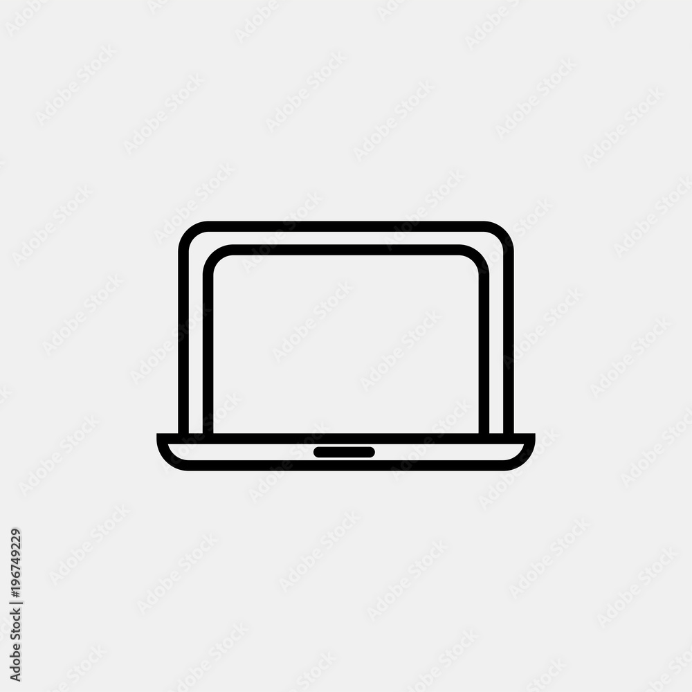 Laptop Vector icon Laptop Vector icon