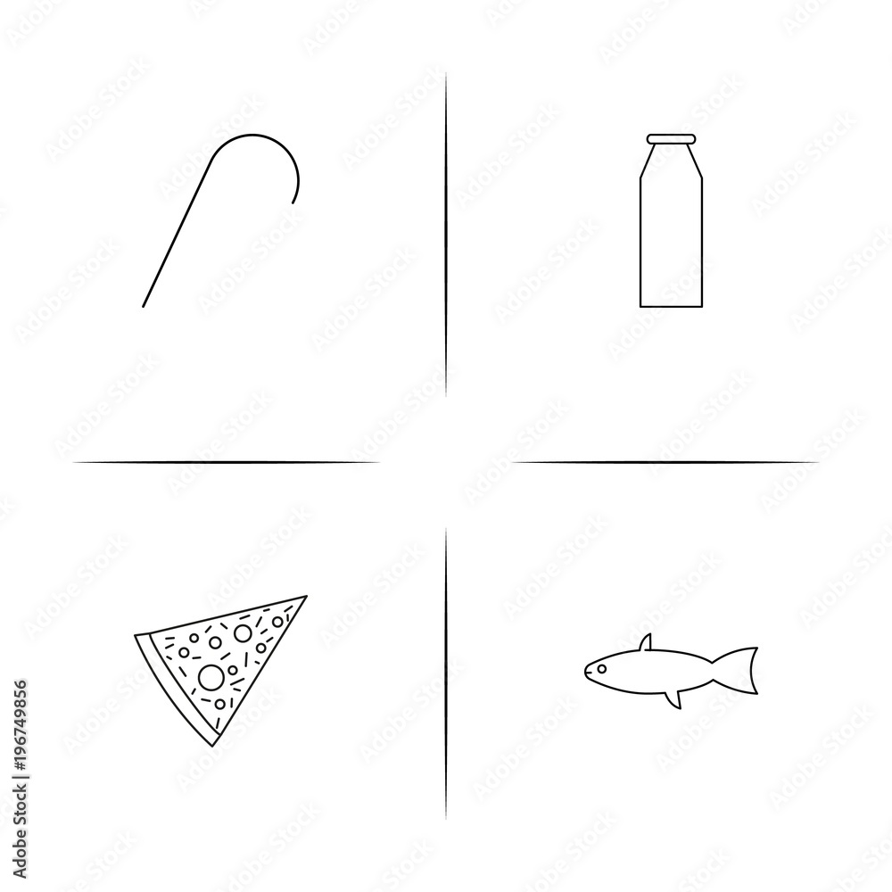 Food And Drink simple linear icon set.Simple outline icons Food And Drink simple linear icon set.Simple outline icons