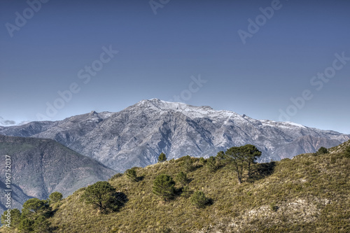 cima de la Torrecilla en el parque nacional de la sierra de las Nieves, Andalucía