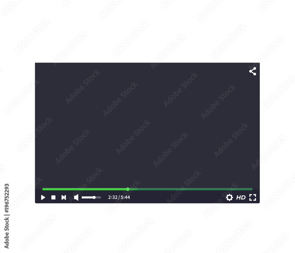 video player interface