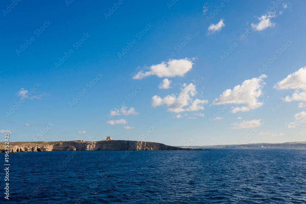 Seascape on Comino island Malta