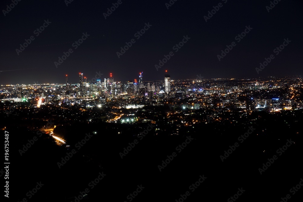 Brisbane in der Nacht, Australien