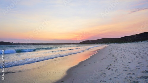 Foto Sonnenuntergang in Byron Bay Australien am Strand