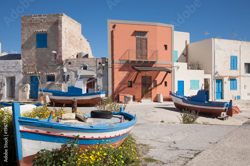 Punto Longa village, Favignana, Sicily