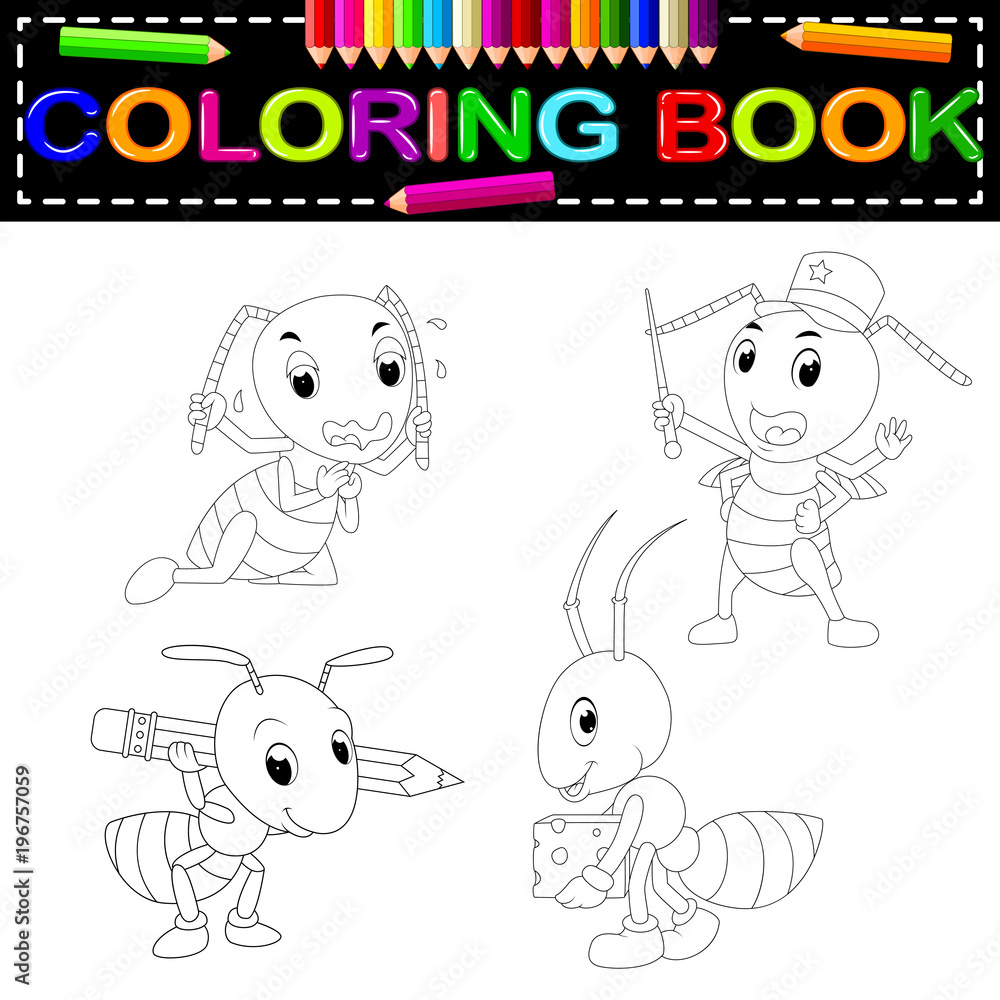 ant coloring book