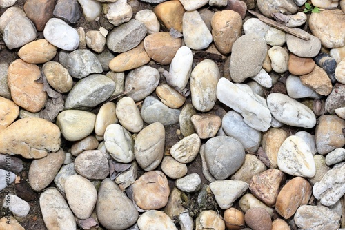 small pebbles on the shore