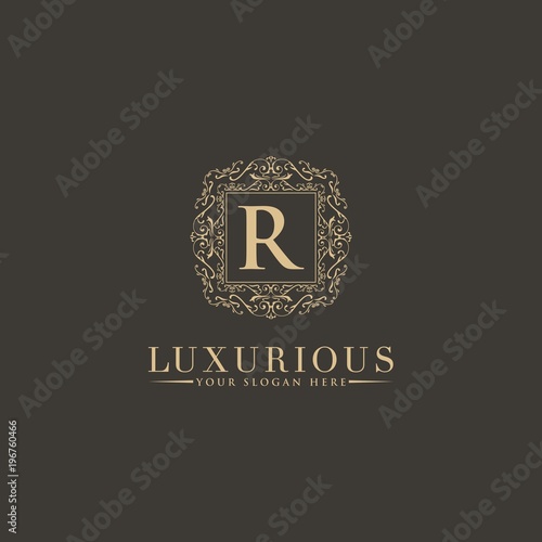 Luxury Logo template in vector for Restaurant, Royalty, Boutique, Cafe, Hotel, Heraldic, Jewelry, Fashion and other vector illustration