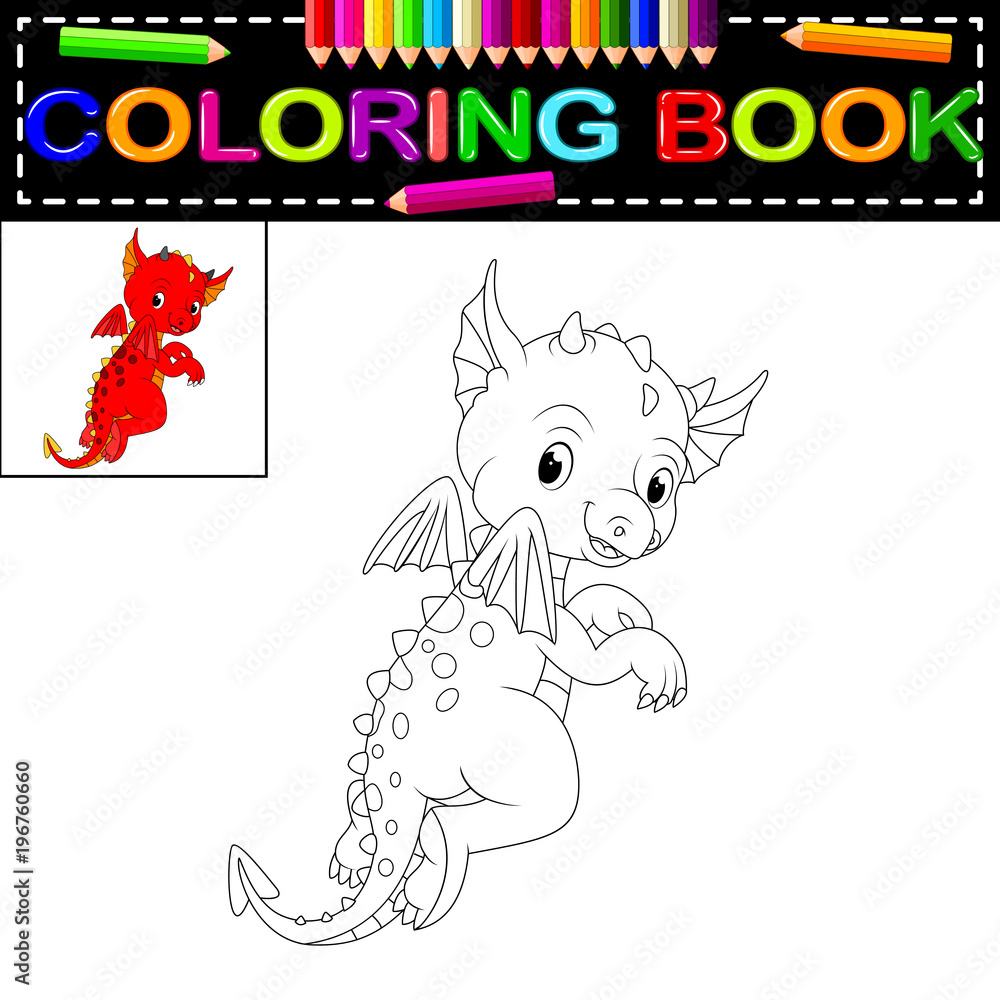 dragon coloring book dragon coloring book