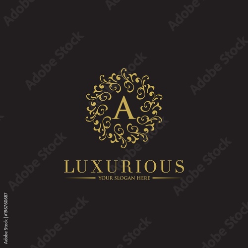 Luxury Logo template in vector for Restaurant, Royalty, Boutique, Cafe, Hotel, Heraldic, Jewelry, Fashion and other vector illustration