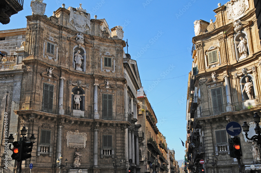 Palermo, l'incrocio dei Quattro Canti