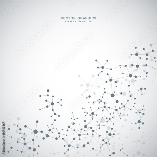 Vector molecule background, genetic and chemical compounds.
