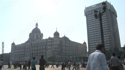 Taj Mahal Palace, the iconic sea-facing landmark in Colaba, South Mumbai.This flagship Taj hotel, splendid views of the Arabian Sea and Gateway of India