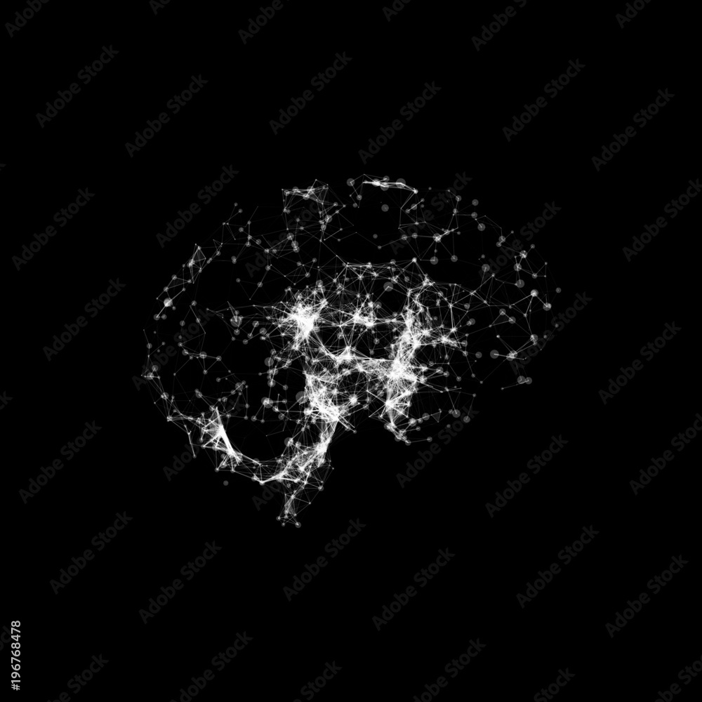 Human Brain artline Human Brain artline