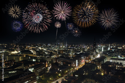 Hamburg Silvester Feuerwerk