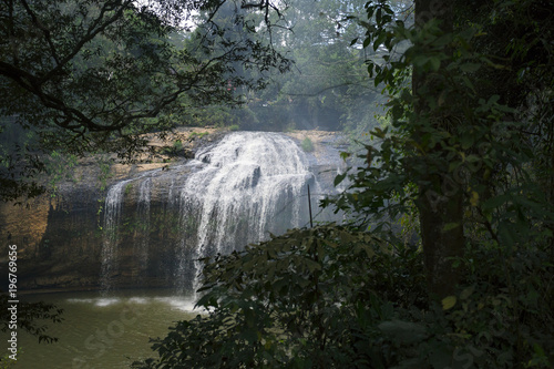 Prenn waterfall in park near the Dalat city  Vietnam