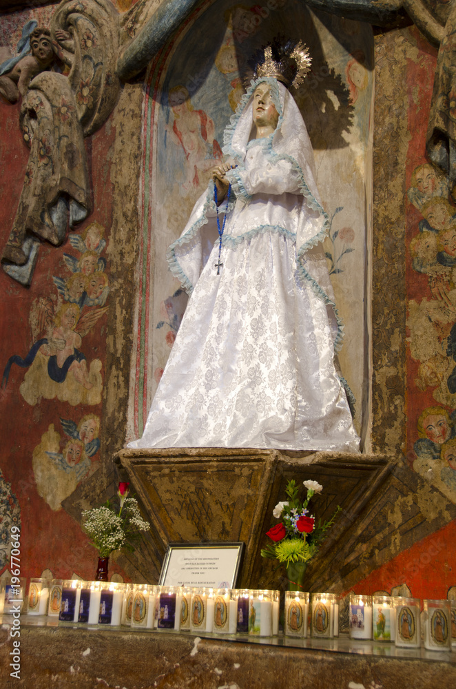 Saint in San Xavier del Bac Mission