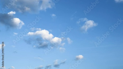 moving clouds and blue sky, time lapse. The vast blue sky and clouds sky, Sky with clouds weather nature cloud blue