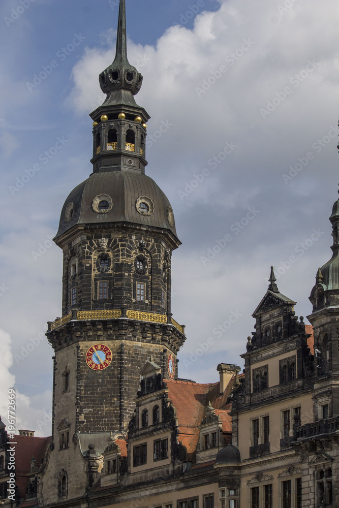 Dresden streets and churches