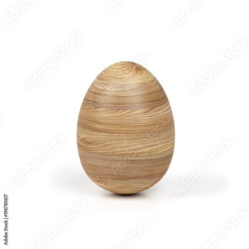 3d wooden egg
