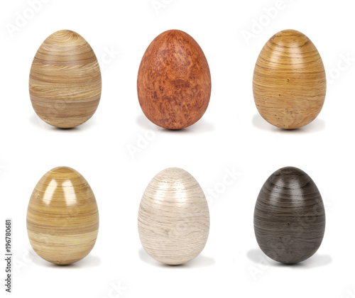3d wooden egg