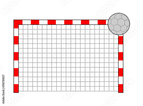 goal handball illustration