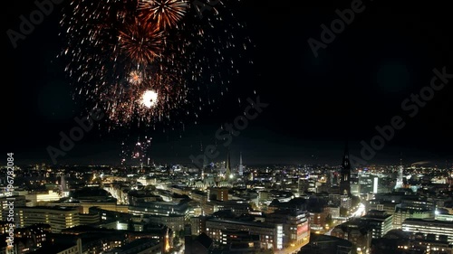 Hamburg Feuerwerk Silvester