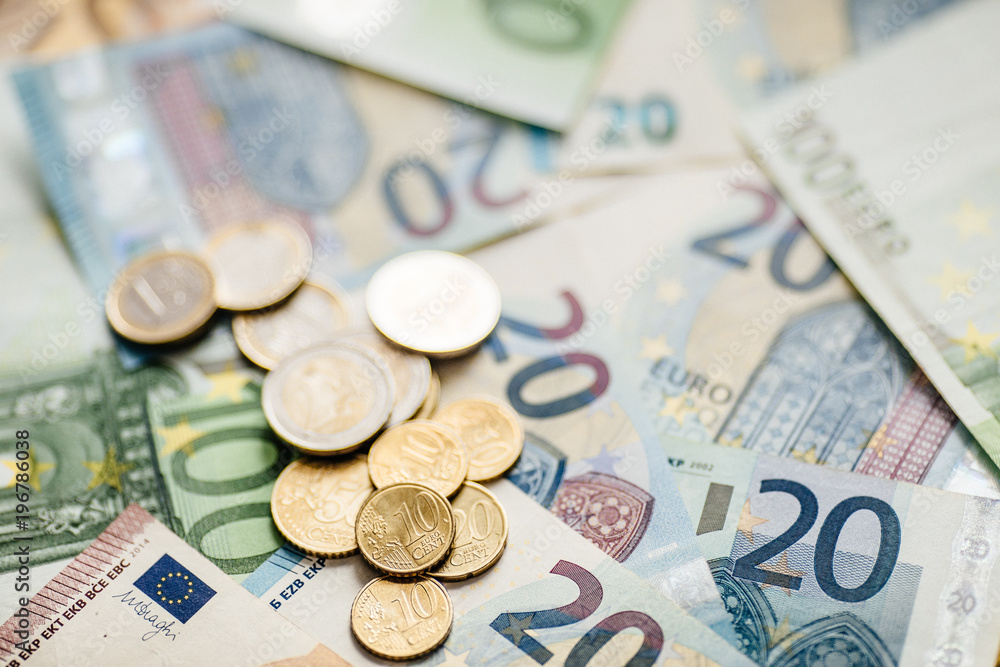 Different Euro banknotes from 5 to 500 Euro Different Euro banknotes from 5 to 500 Euro