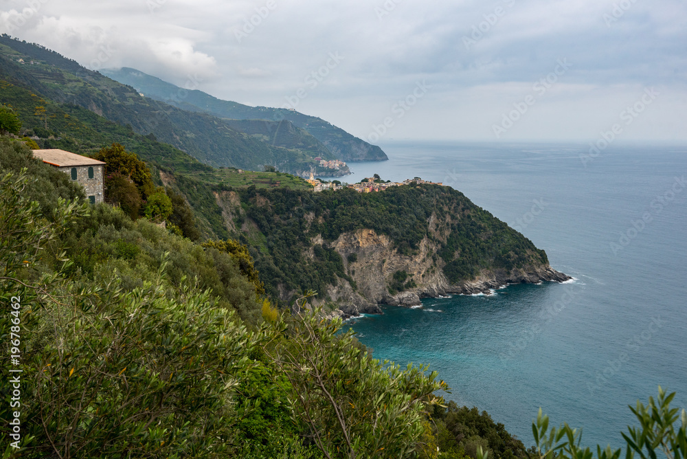 Overlook in Cinqe Terre