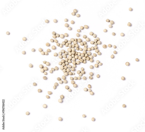 white pepper isolated