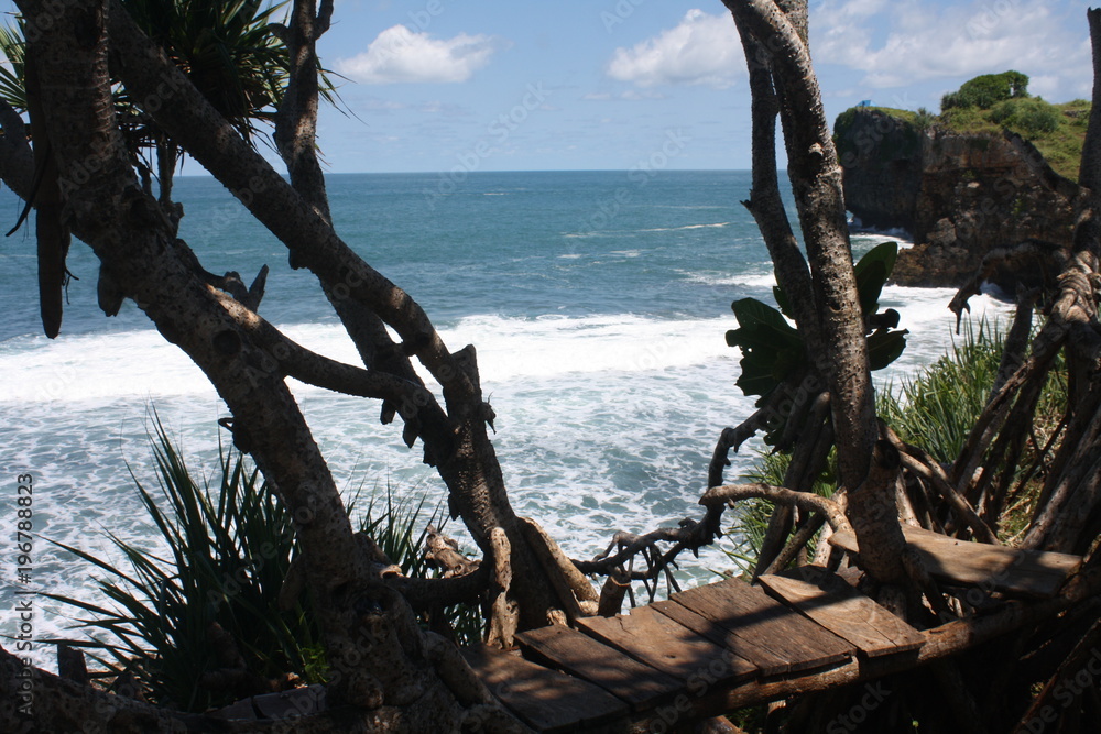 Beach at Greweng, Gunung Kidul, Indonesia