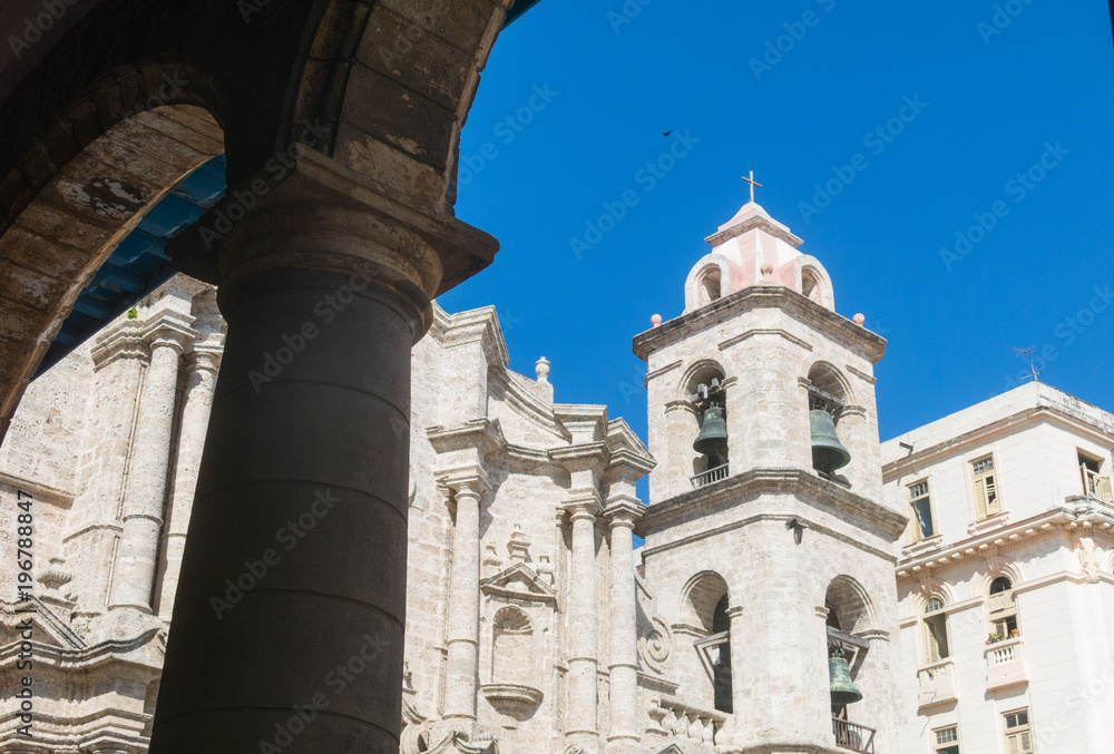San Cristobal Cathedral, the Havana Cathedral, in Old Havana, Cuba