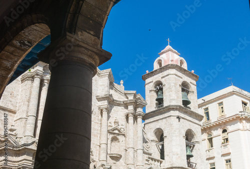 San Cristobal Cathedral, the Havana Cathedral, in Old Havana, Cuba