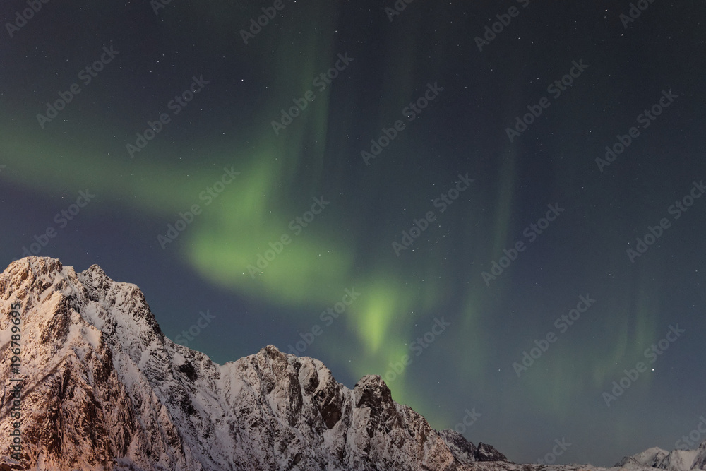 Northern lights - Sky over Norway, Svolvaer, Lofoten