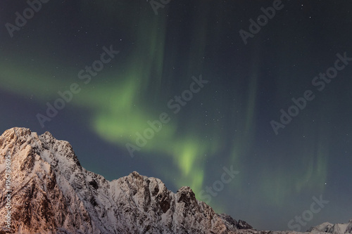Northern lights - Sky over Norway, Svolvaer, Lofoten © IvSi