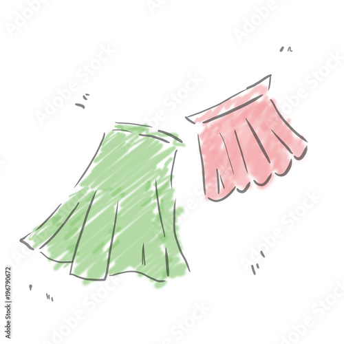 ロングスカートとミニスカート ファッション 小物 落書き風ゆるいイラスト Stock イラスト Adobe Stock ロングスカートとミニスカート ファッション 小物 落書き風ゆるいイラスト Stock イラスト Adobe Stock