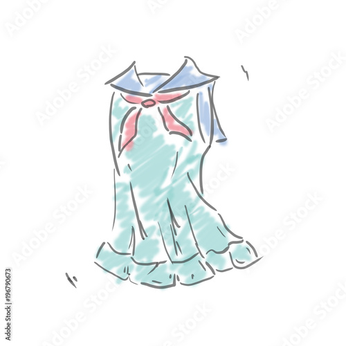 ワンピース ファッション 小物 落書き風ゆるいイラスト Stock Illustration Adobe Stock ワンピース ファッション 小物 落書き風ゆるいイラスト Stock Illustration Adobe Stock