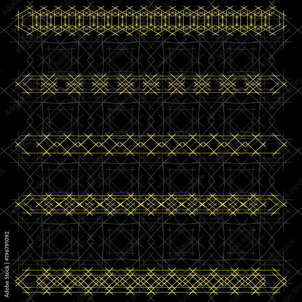 Metal ornaments with imitation of lattice and fencing. A set of textures and design elements.
Metal ornaments with imitation of lattice and fencing. A set of textures and design elements.