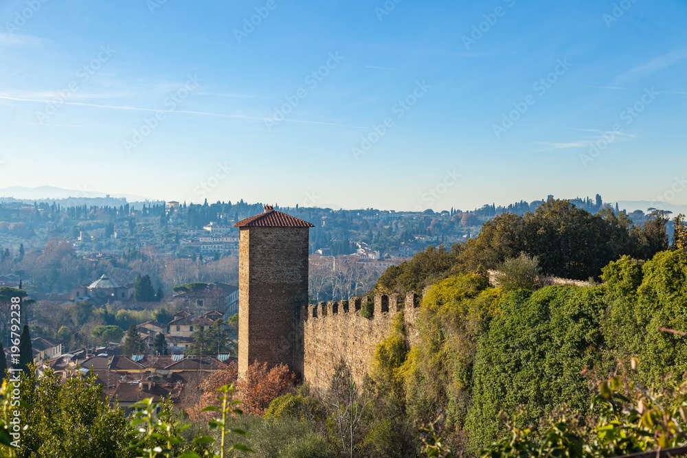Tuscany, view from Boboli gardens, Florence, Italy