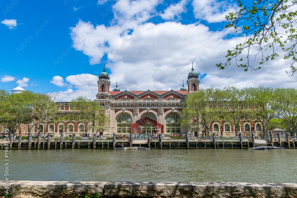 New York City, NY USA - 05/01/2015 - New York City Ellis Island Registration Building

