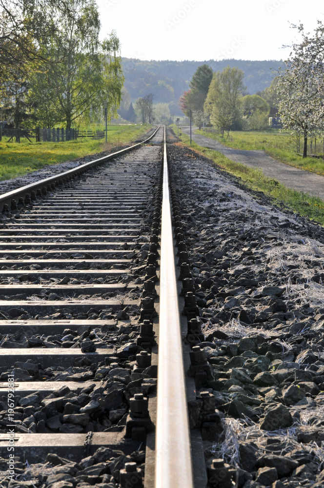 Fototapeta premium eisenbahngleise