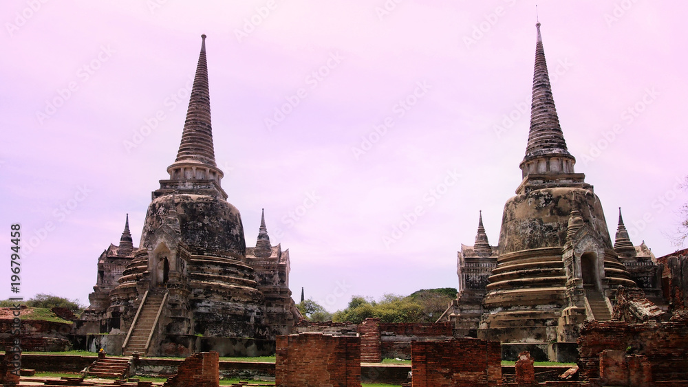 Wat Phra Si Sanphet, Ayutthaya, Thailand