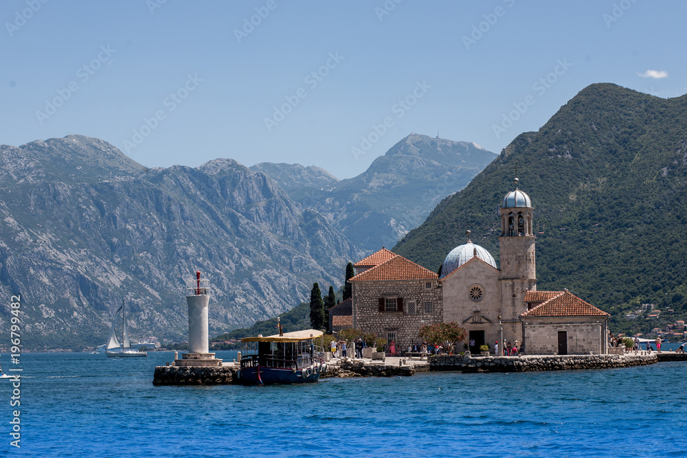 Our Lady of the Rock Island in Montenegro