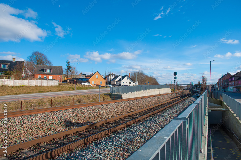 Railroad track near Tolose train station