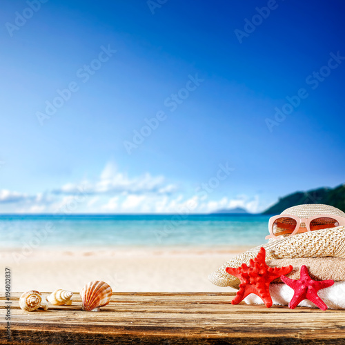 beach background of free space 