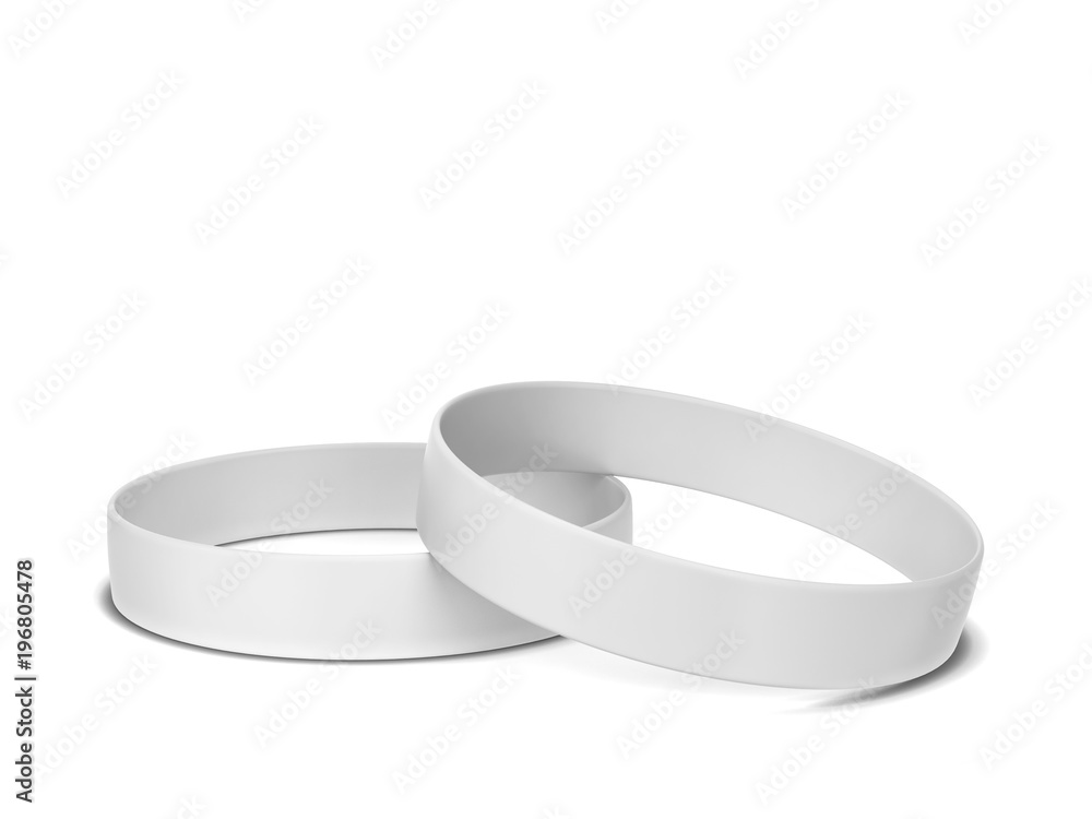 Two rubber bracelets Two rubber bracelets