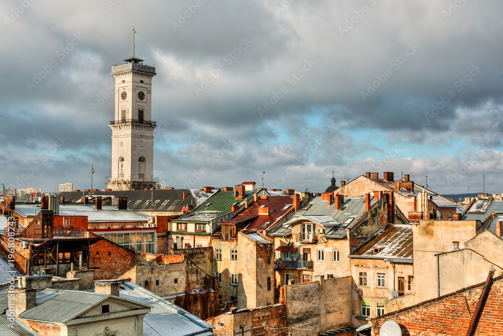 Cityscape of Lviv (Ukraine)