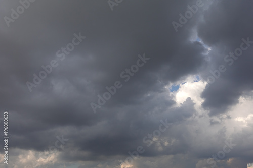 Beautiful summer clouds blue sky