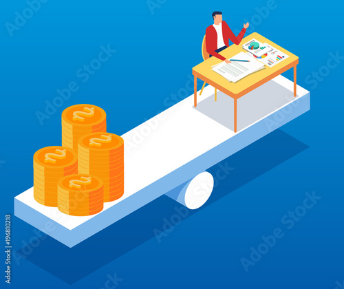 Φωτογραφία Balance between work and wages