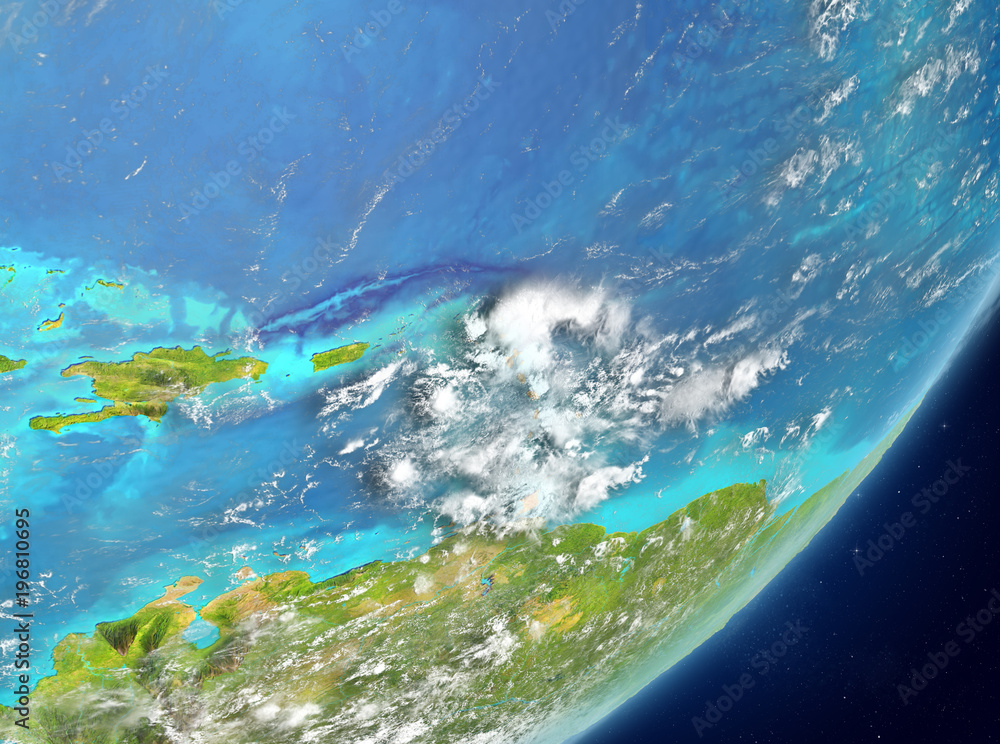 Caribbean from space