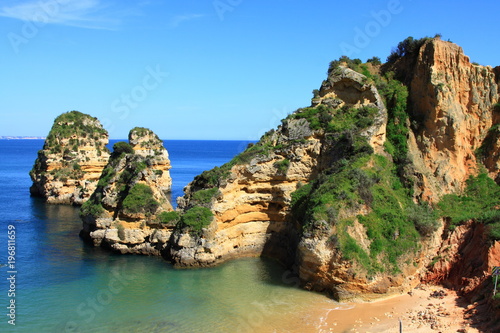 Ponta de Piedade in Lagos, Algarve coast in Portugal